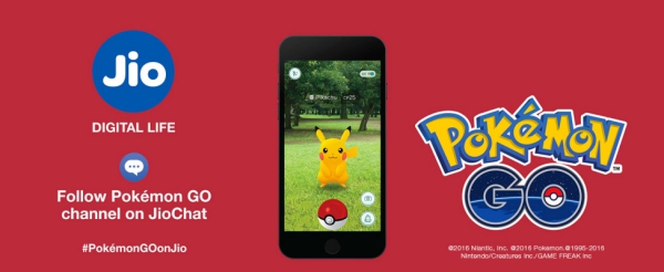 Reliance Jio is now an official partner of Pokemon GO in India