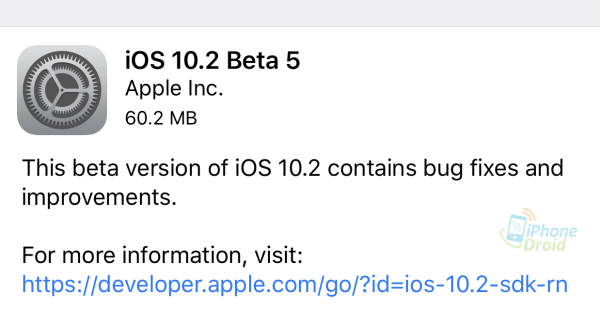 iOS10.2beta5