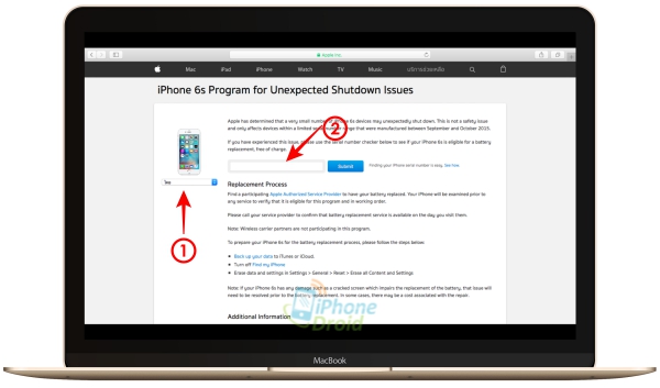 iPhone 6s Program for Unexpected Shutdown Issues-02