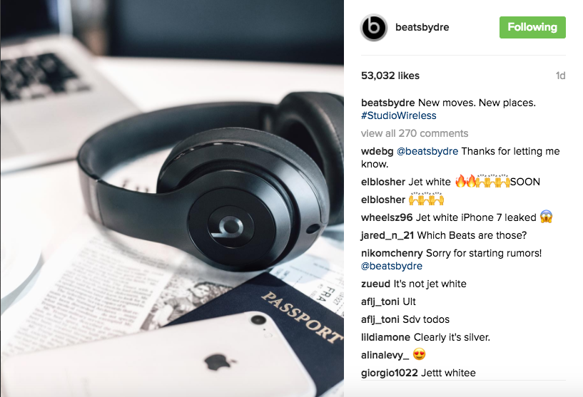 Altered Beats photo ad with silver iPhone 7 sparks hopes of official 'Jet White' model
