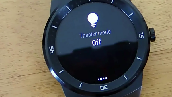 Theatre Mode Android Wear