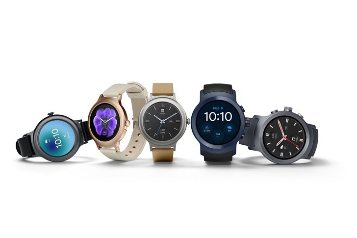 LG Watch Style and Watch Sport smartwatches running Android Wear 2.0