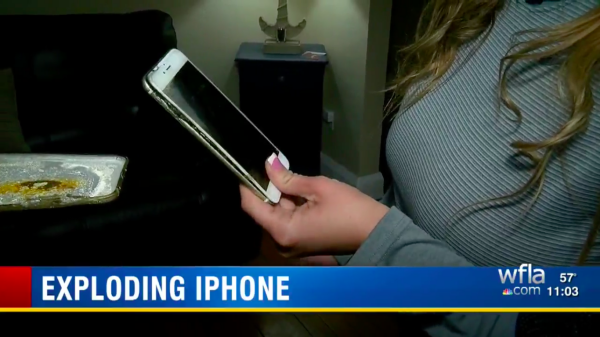 iPhone 6 Plus ignites in the middle of the night in Florida