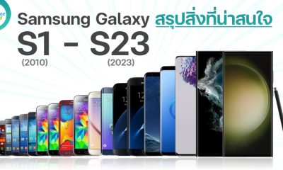 Evolution of Samsung Galaxy S1 - S23