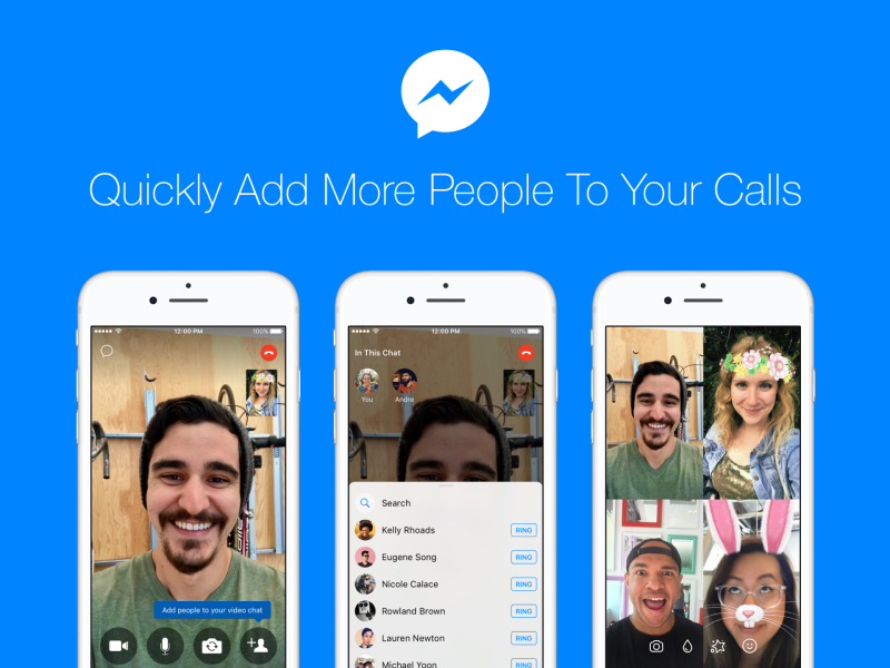 Facebook Messenger update makes group calls easier