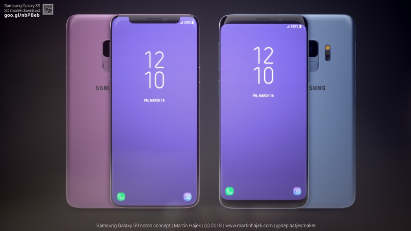 Galaxy S9 หน้าจอแหว่ง