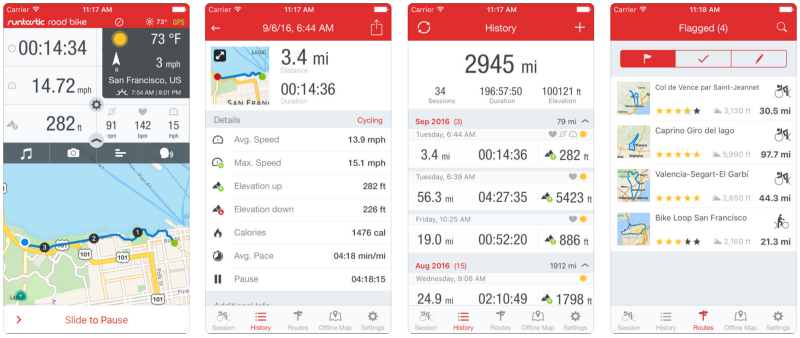 Runtastic Road Bike PRO