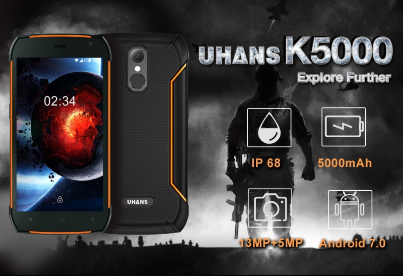 UHANS K5000 4G Smartphone