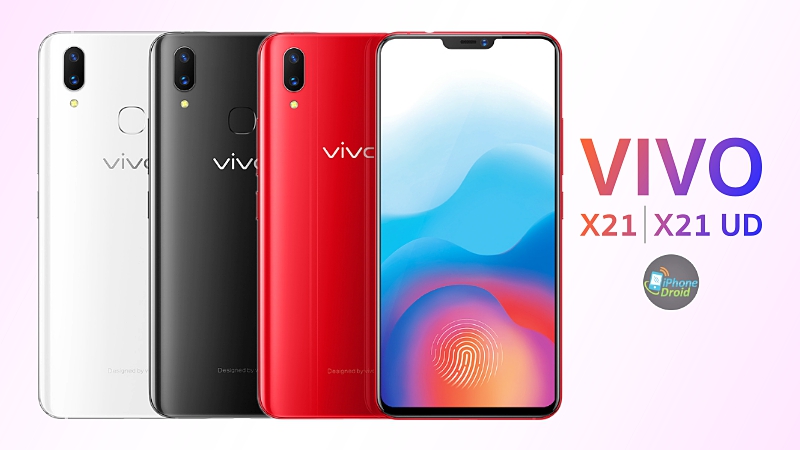 10 สมาร์ทโฟน หน้าจอมีรอยบาก (Notch) vivo X21 and vivo X21 UD