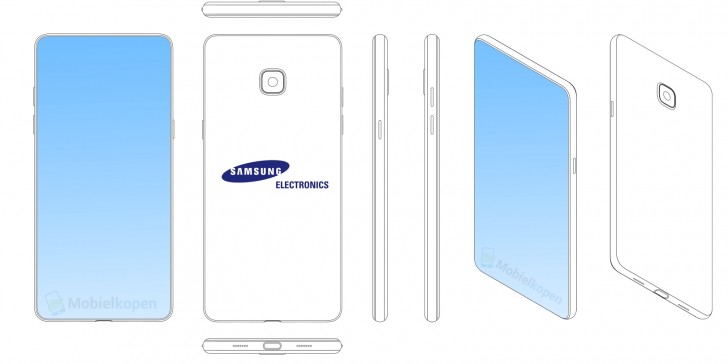 Samsung Galaxy S10 patents notched and full screen designs