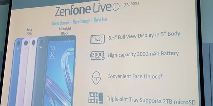 ASUS Zenfone Live L1 (ZA550KL)