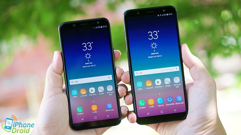 รีวิว Samsung Galaxy A6 และ A6+ Review