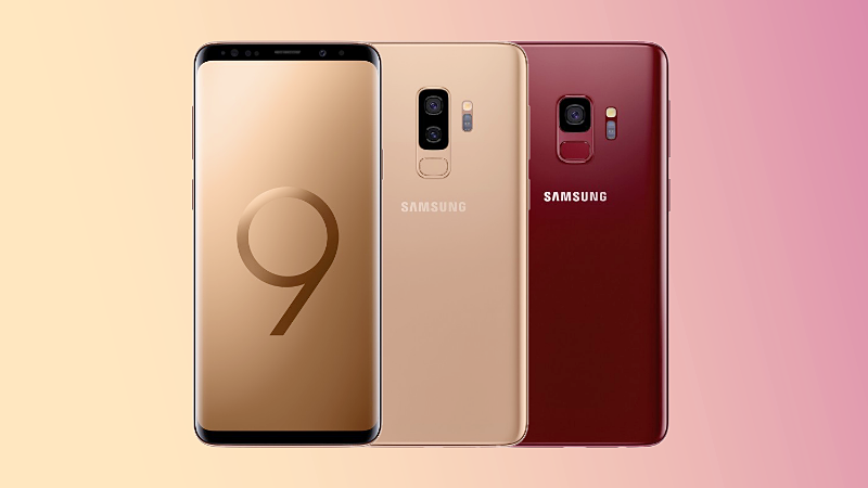 Samsung Galaxy S9 duo arrives in Sunrise Gold and Burgundy Red