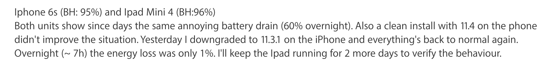 iOS 11.4 กินแบตมากผิดปกติ