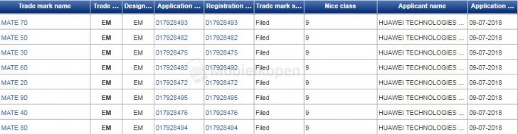 Mate 20, Mate 30, Mate 40