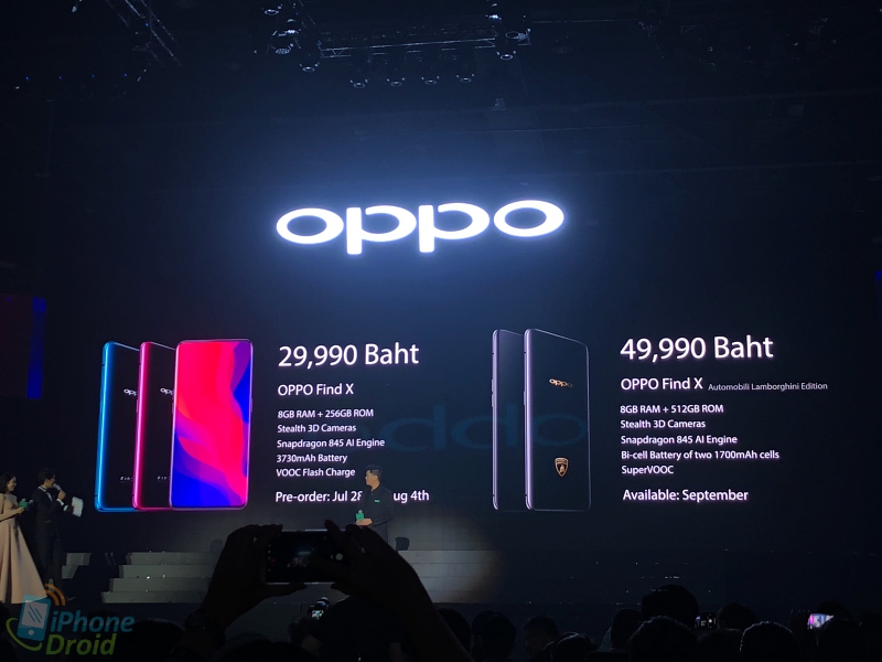 OPPO Find X Official in Thailand