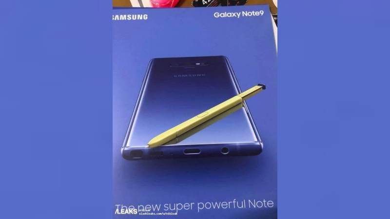 Samsung Galaxy Note9 สีฟ้า