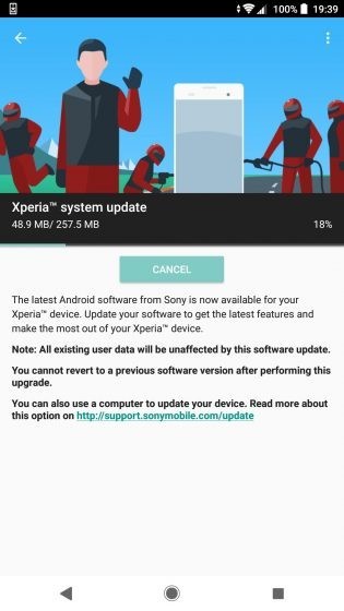 Sony Xperia X and XZ-series get a minor update