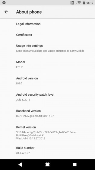 Sony Xperia X and XZ-series get a minor update
