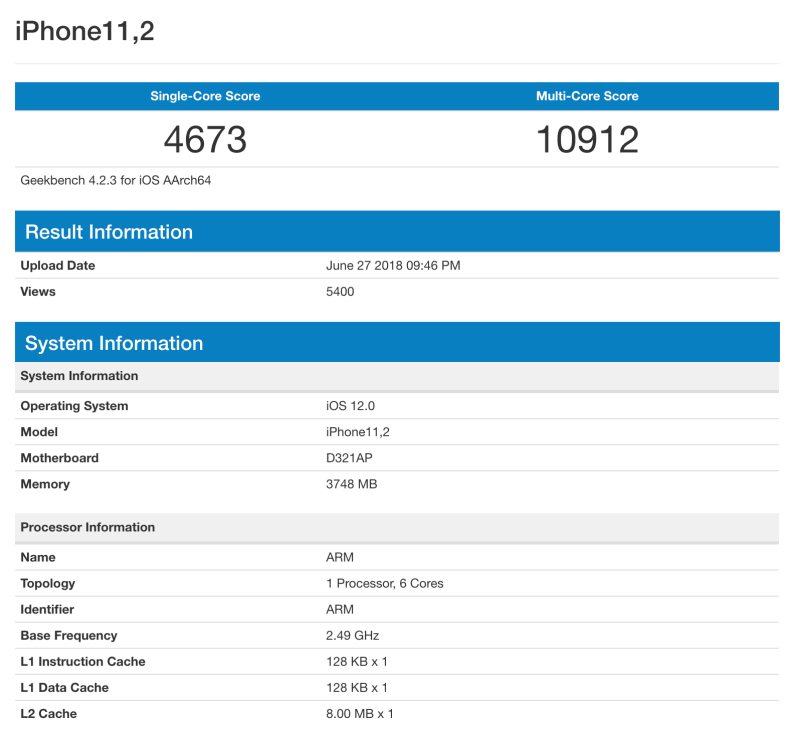 iPhone 2018 มีแรม 4GB