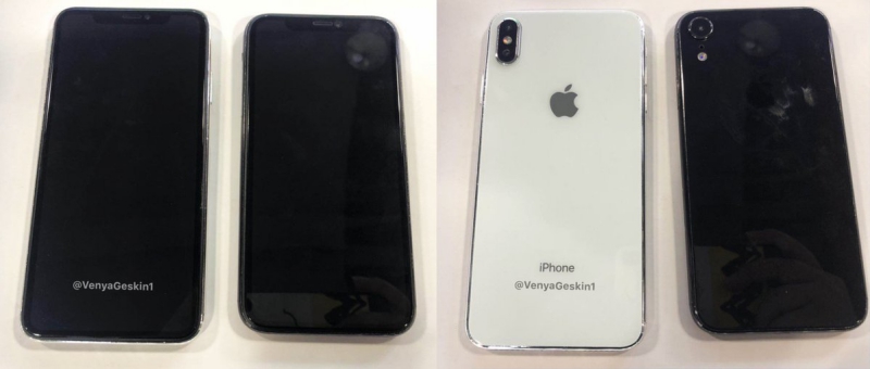 iPhone X Plus and 6.1-inch LCD iPhone dummy units