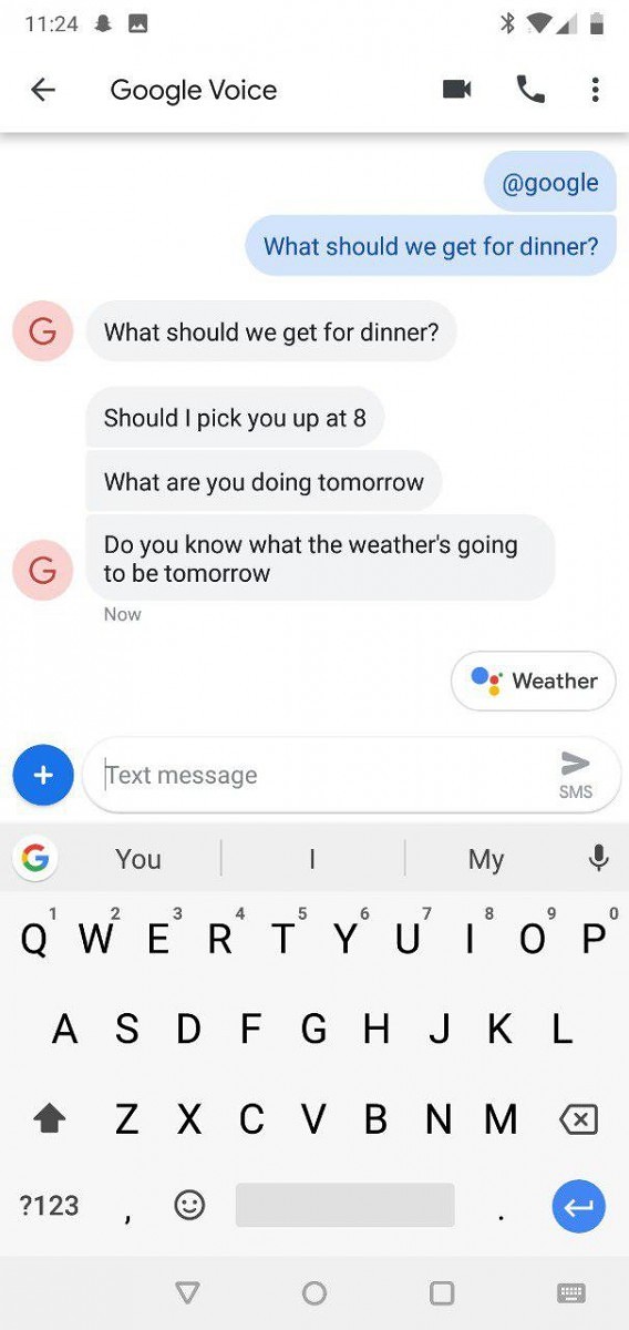 Android Messages tests integration with Google Assistant