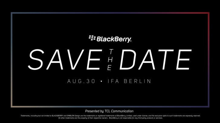 New BlackBerry phone coming at IFA