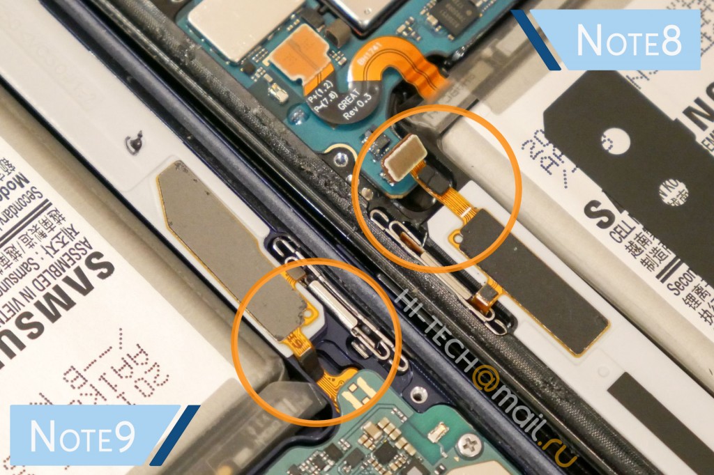 Samsung Galaxy Note 9 tear down
