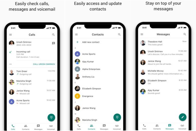 Google Voice gets new design on iOS