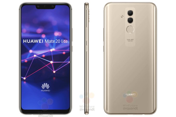 Pictures of the Huawei Mate 20 Lite