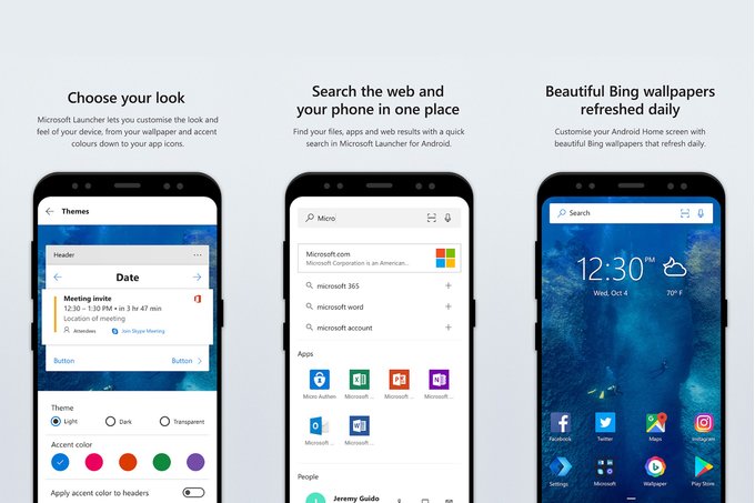 Microsoft Launcher gets icon swipe gestures in latest update
