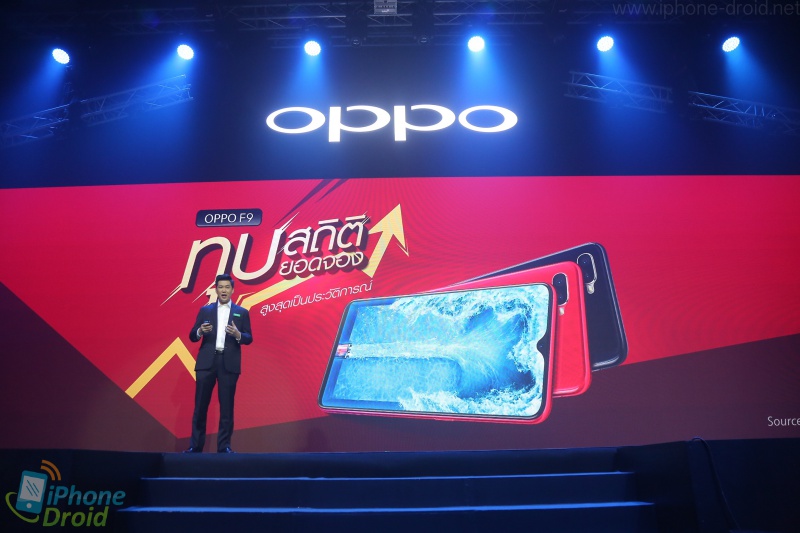 OPPO F9 unviled in Thailand