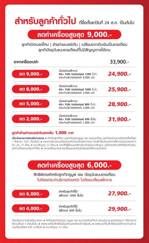 Samsung Galaxy Note9 ที่ ทรูมูฟ เอช