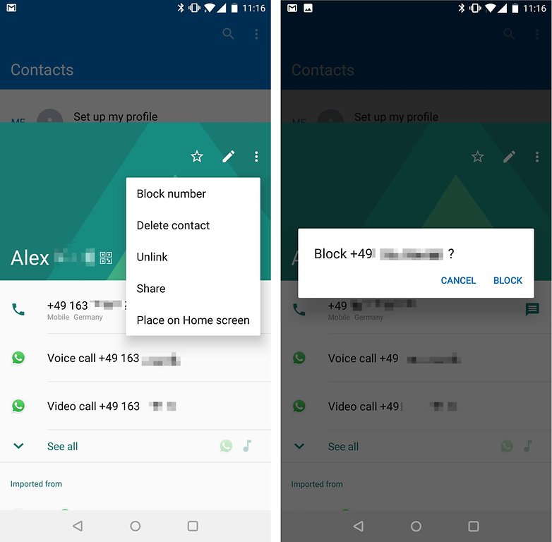 วิธีการบล็อกเบอร์โทรศัพท์สำหรับ Android