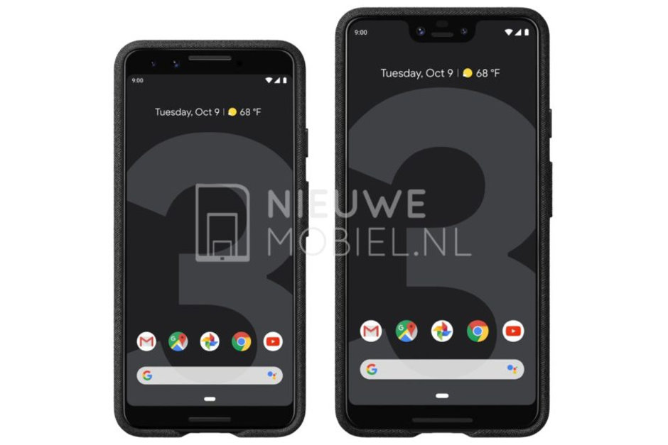 Google Pixel 3 and 3 XL first official press photos leak out