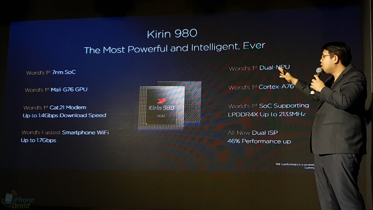 Huawei Tech Salon Kirin 980 AI Chip