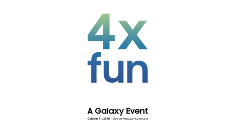 Samsung 4X Fun A Galaxy Event 2018