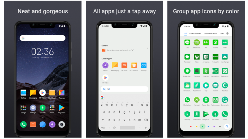 Xiaomi Poco Launcher free on play Store