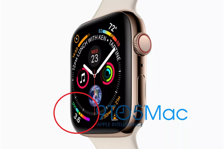 Apple Watch Series 4 มีเซ็นเซอร์วัดรังสี UV ช่วยเตือนคุณก่อนออกไปตากแดด