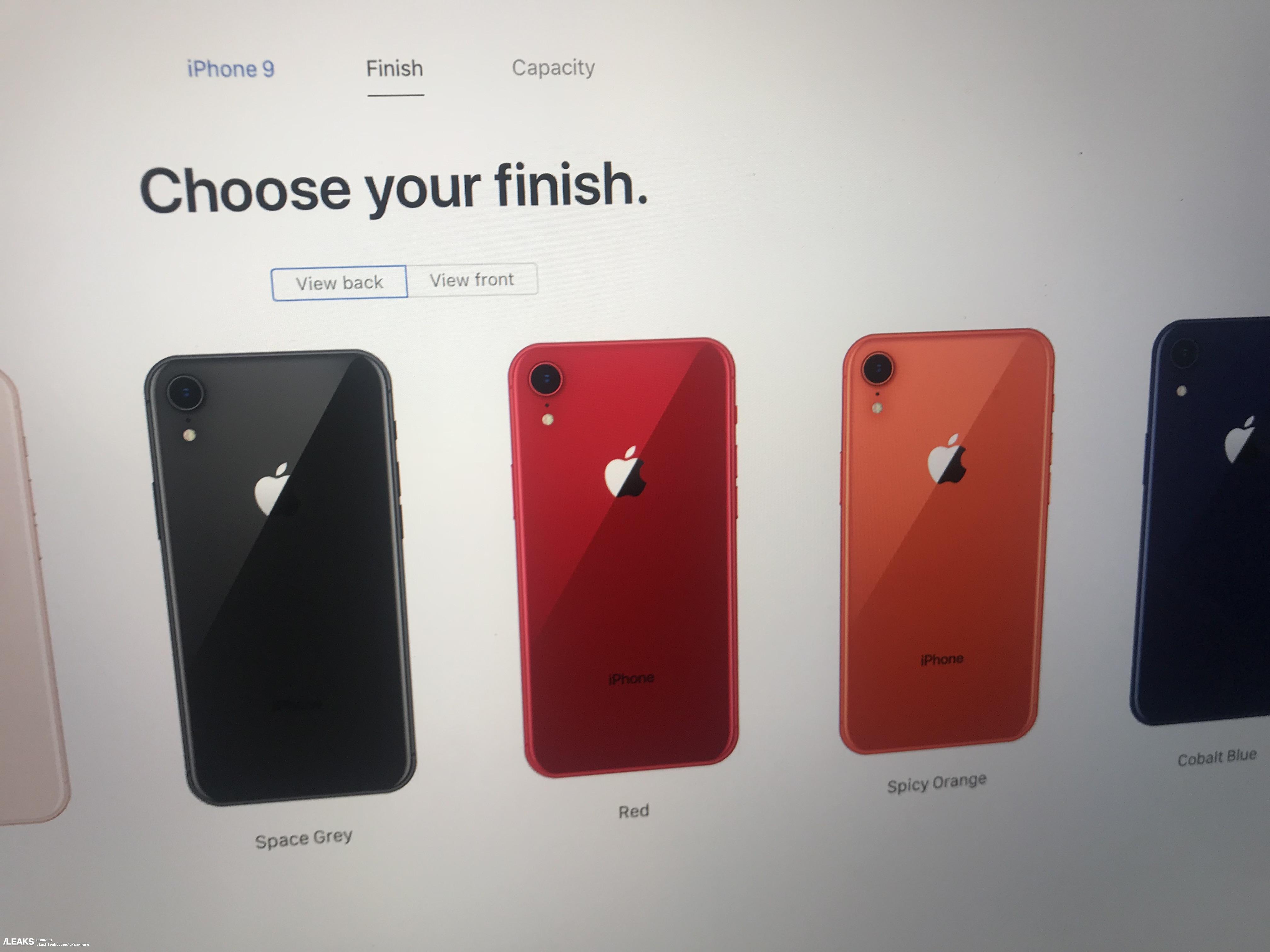 iPhone 9 Apple Store page