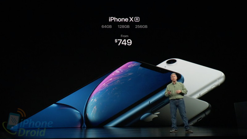 iPhone Xr and iPhone Xs Pricing