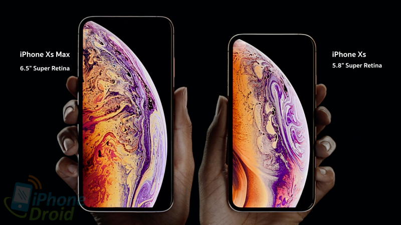 iPhone Xs and iPhone Xs Max