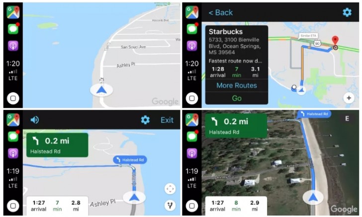 Google Maps CarPlay iOS 12