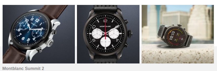Montblanc Summit 2 is the first watch with Wear 3100 chipset