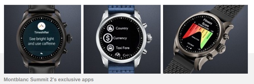 Montblanc Summit 2 is the first watch with Wear 3100 chipset