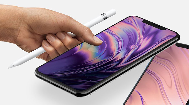 The Apple pencil and future iPhone displays could eventually include ultrasound tech