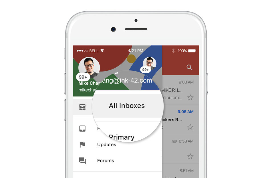Gmail now features unified inbox to view multiple accounts on iOS