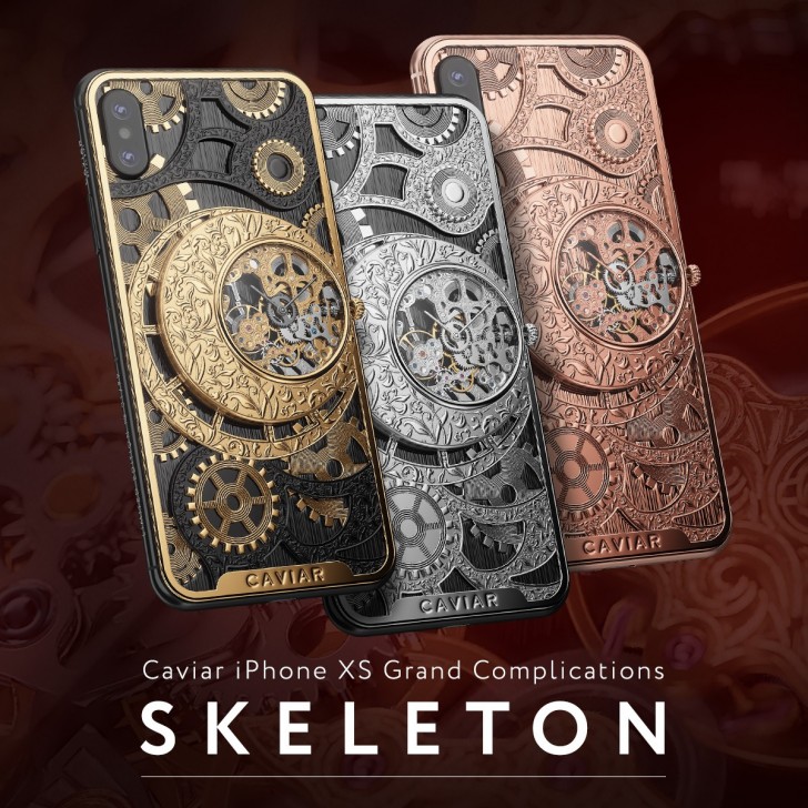 CAVIAR IPHONE XS and XS MAX GRAND COMPLICATIONS SKELETON