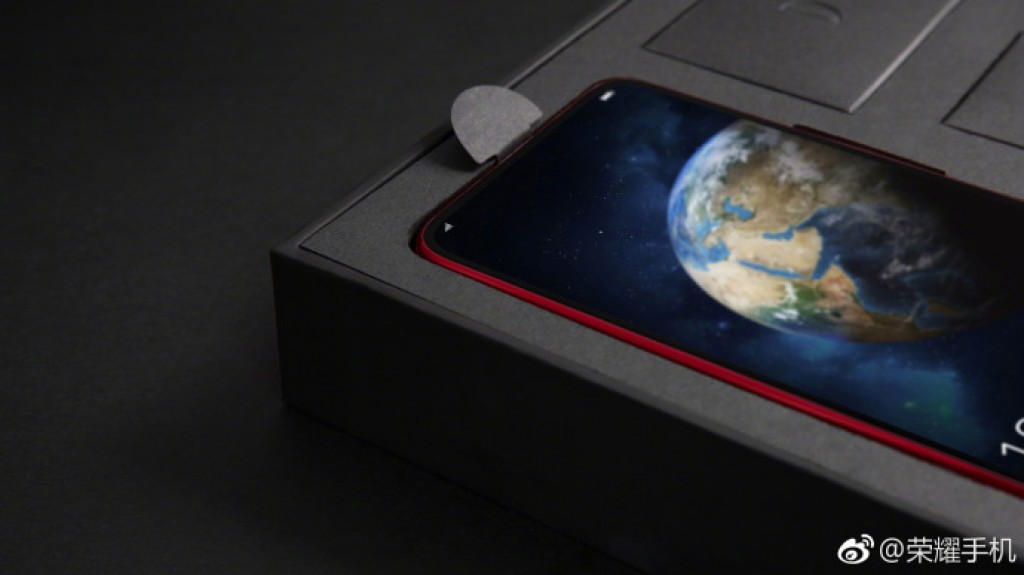 Honor Magic 2 official images show the slider, gradient back, and black box