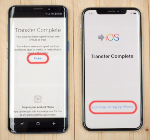 How to transfer contacts, photos and data from Android to iPhone